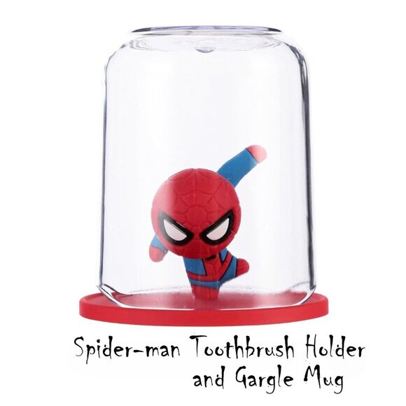 X2 MINISO Marvel Color Gargle Wash Cup Kids Toothbrush Holder Bathroom Organizer - Picture 1 of 4